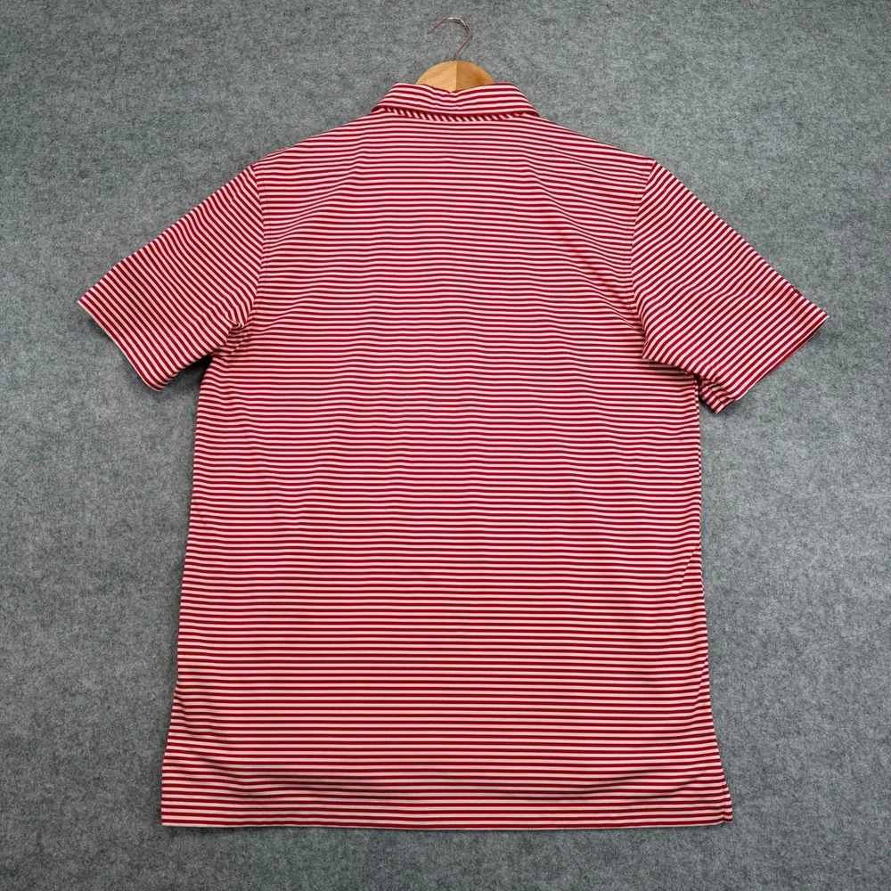 Vineyard Vines Polo Mens M Red Striped Dalhousie Golf St Louis Cardinals MLB